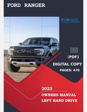 ford ranger 2023 owners manual